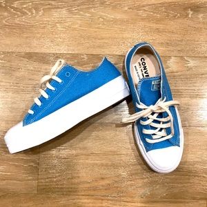 BLUE CONVERSE PLATFORMS🦋